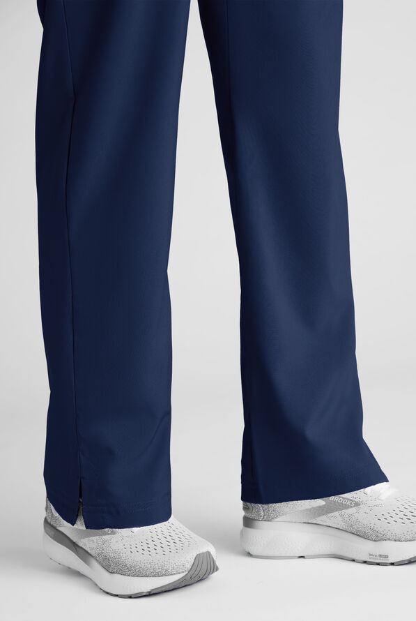 Easy STRETCH Women's 8-Pocket Scrub Set - Petite - Navy - 10