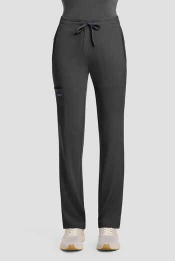HH Works by Healing Hands Women's 5-Pocket STRETCH Straight Leg Drawstring Cargo Scrub Pants
