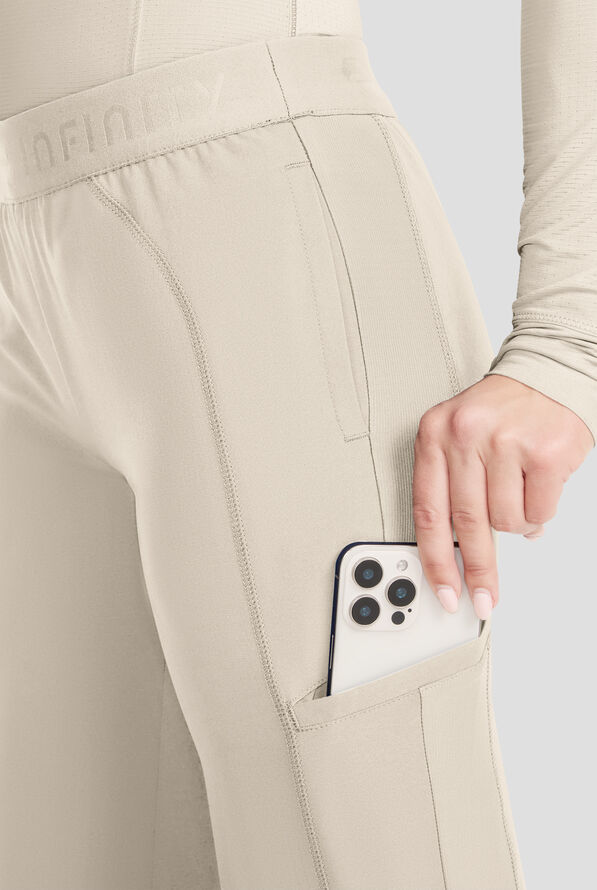 Infinity GNR8 Women's 5-Pocket STRETCH Wide Leg Scrub Pant - Vapor - 2