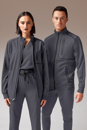 Hypothesis F-Zip Unisex Zip Front Scrub Jacket