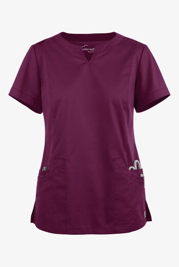 Butter-Soft STRETCH Women's 4-Pocket Notch Neck Scrub Top