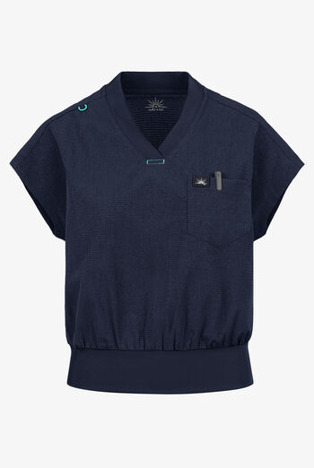 Blusa m&eacute;dica koi Solis Trinity STRETCH con cuello en V y 1 bolsillo para mujer