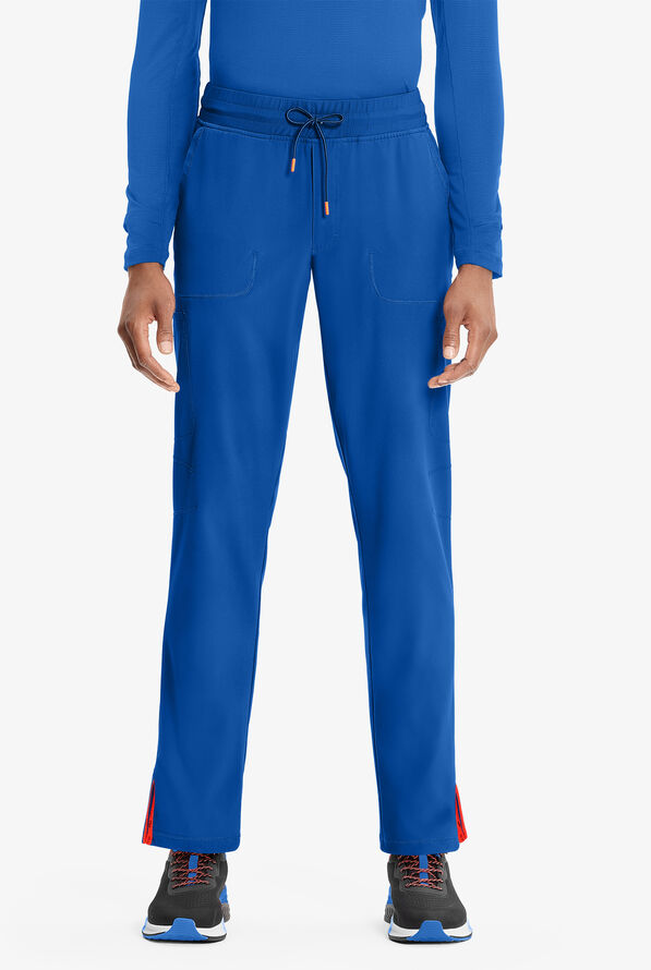 Infinity GNR8 Men's 6-Pocket STRETCH Straight Leg Cargo Scrub Pants - Royal - 1