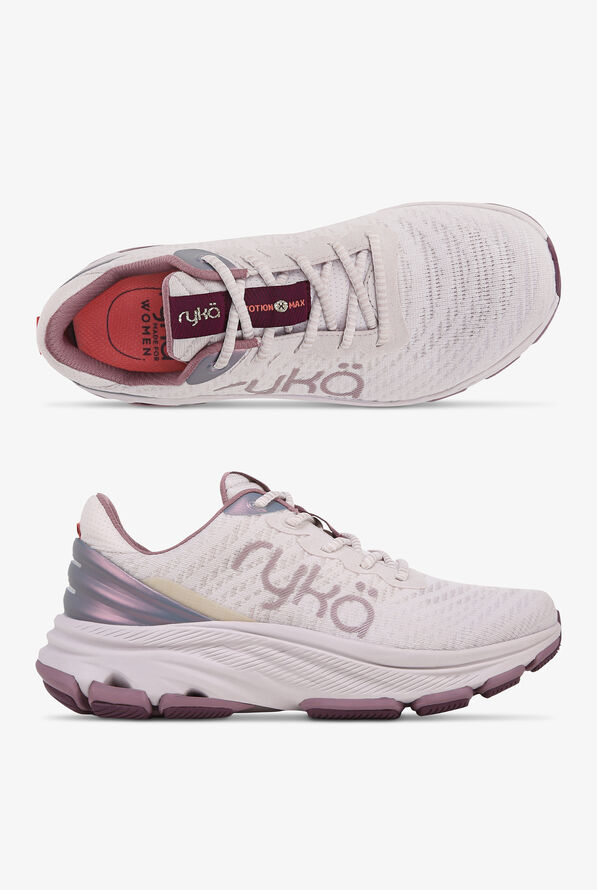 Ryka Women's Devotion X Max Lilac Grey Athletic Lace Up Nursing Shoes - null - 1