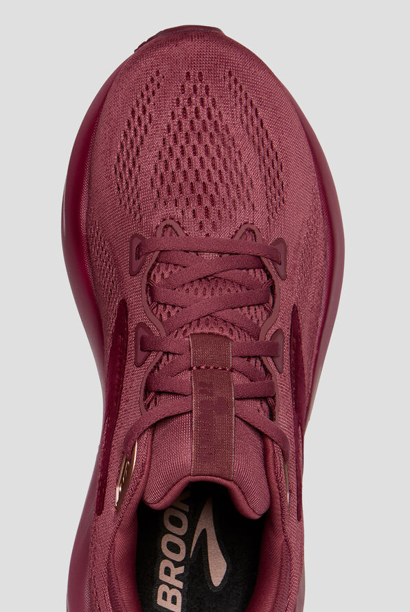 Brooks Women's Glycerin 22 Berry/Burgundy/Rose Athletic Lace Up Nursing Shoes - null - 2