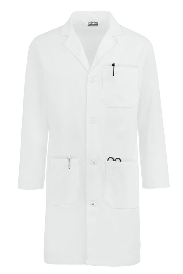 Fashion Seal Men's 39" 3-Pocket Lab Coat - Tall - White - 1