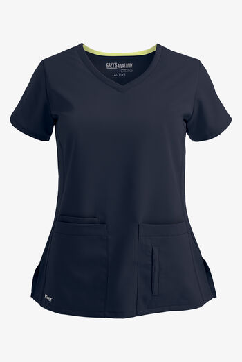 Grey's Anatomy by Barco Cora Women's 4-Pocket Crossover V-Neck Scrub Top