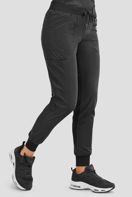 Pantalón médico Zavate Ava Therese Sheba Jacquard STRETCH estilo jogger con 4 bolsillos para mujer