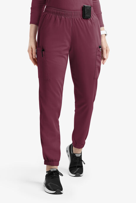 Pantalón médico Butter-Soft Originals estilo jogger cargo con 7 bolsillos y piernas pitillo para mujer