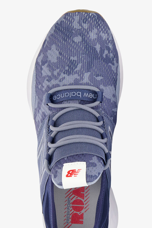 New Balance Men's Fresh Foam Roav V1 Navy/Vintage Indigo Athletic Lace-Up Nursing Shoes - null - 2