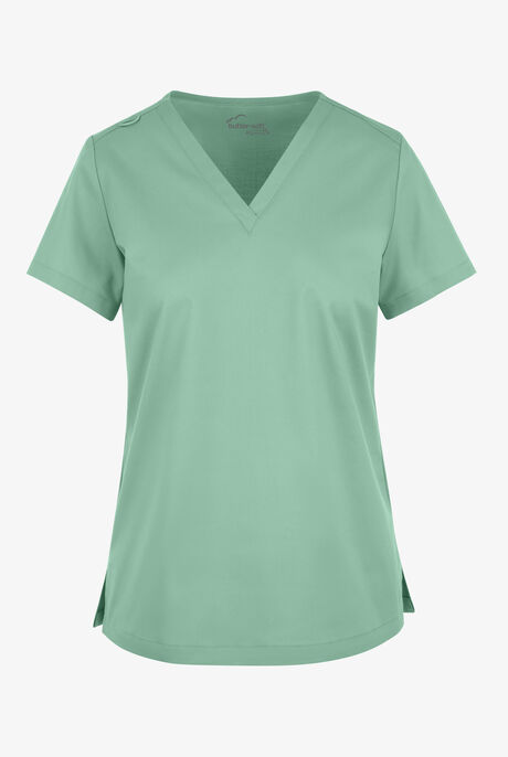 Butter-Soft STRETCH Women's V-Neck Tuck In Top