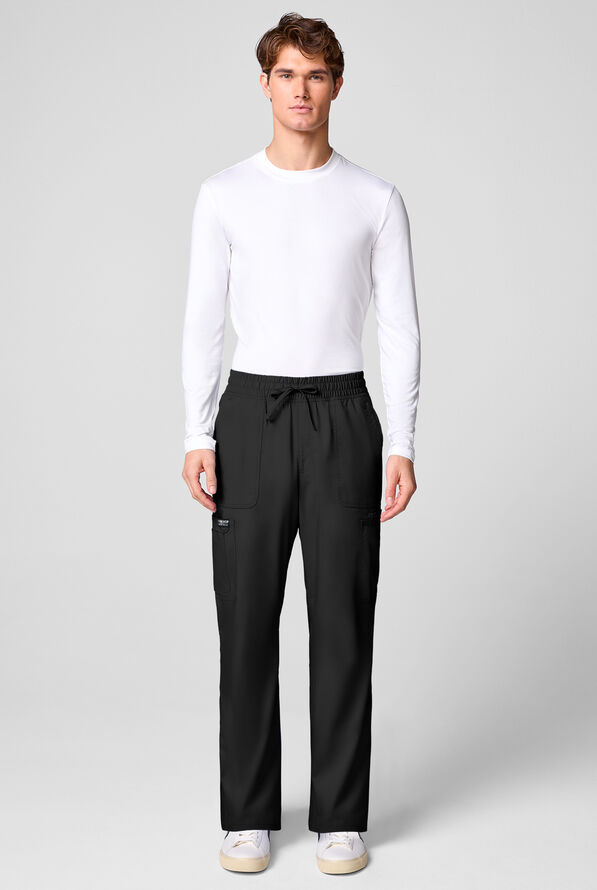 Pantal&oacute;n m&eacute;dico Cherokee Workwear Revolution STRETCH con piernas rectas y 12 bolsillos para hombre - Black - 6