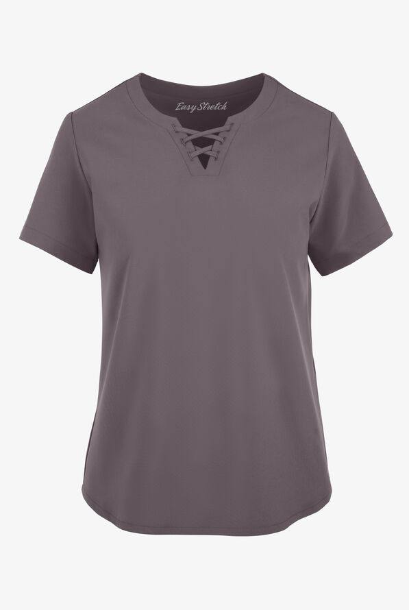 Blusa médica Easy STRETCH Gigi Lace para mujer - Grey Stone - 1