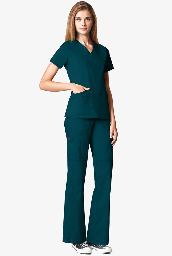 WonderWink WonderFLEX Verity Stretch Scrub Top Stretchy Scrubs