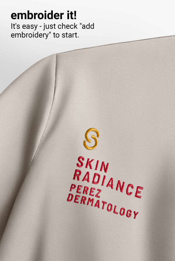 Wink Unwind Women's 1-Pocket STRETCH Fleece Hoodie Scrub Jacket - Birch - 3