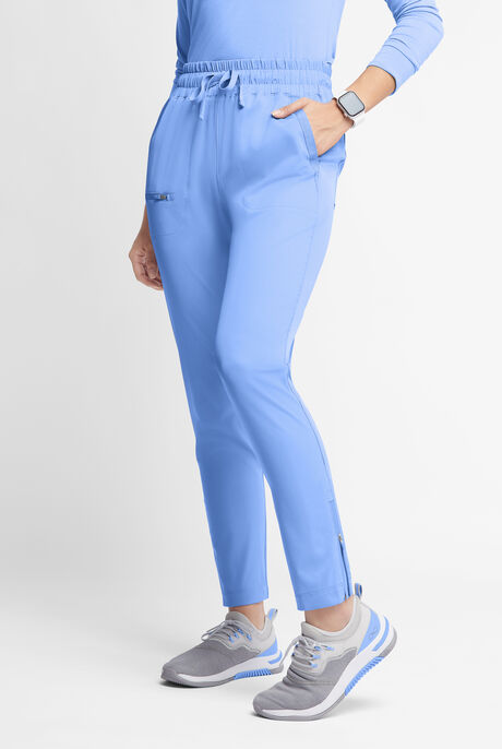 Pantalón médico WhisperLite ISLA con piernas cónicas y 5 bolsillos para mujer