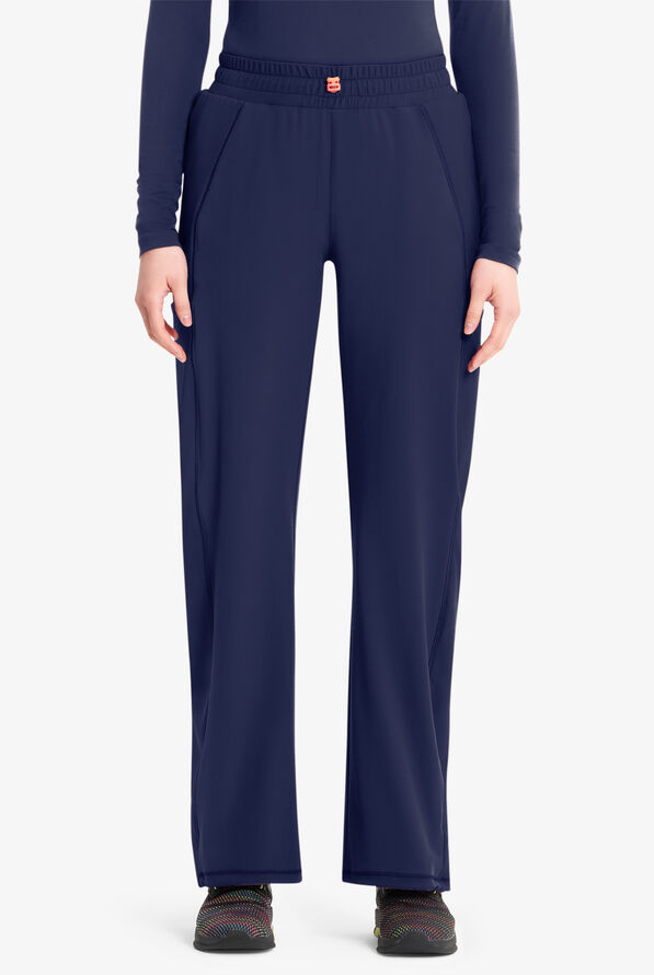 Pantalón médico Infinity GNR8 STRETCH estilo jogger con 5 bolsillos para mujer - Navy - 1