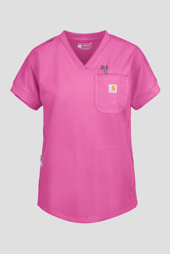 Carhartt Force&reg; Cross-Flex Knits Women's 5-Pocket STRETCH V-Neck Scrub Top