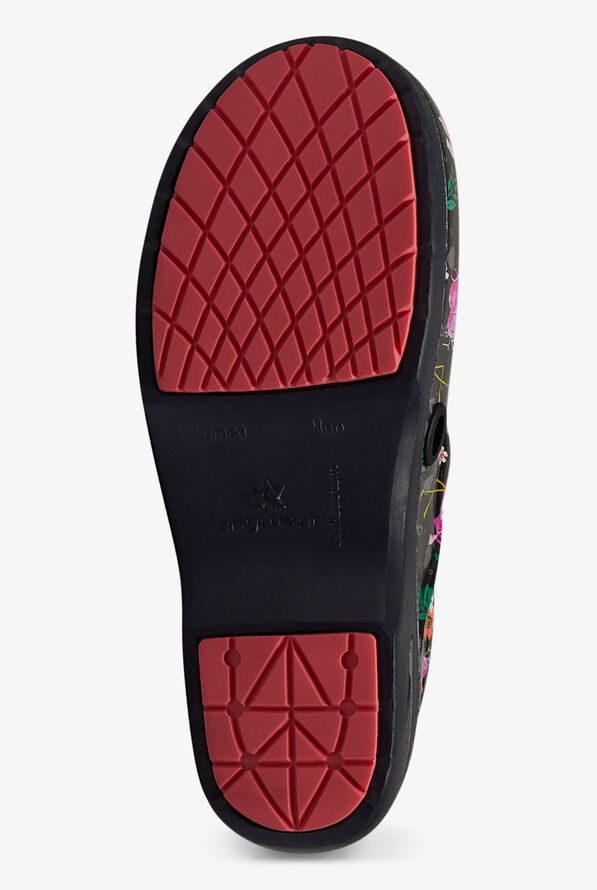 Anywear Women's SR Angel Floral Flamingo Nursing Clogs - null - 6