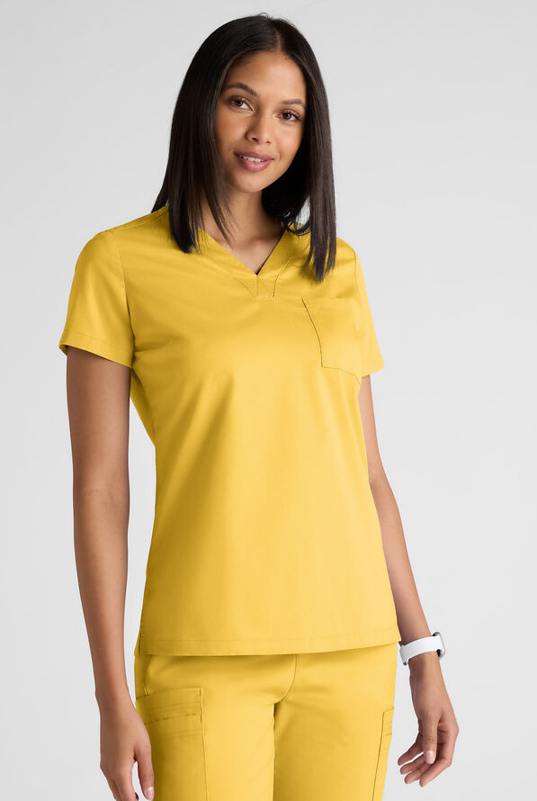 Butter-soft STRETCH Women's Scrub Set - Warm Sun - 6