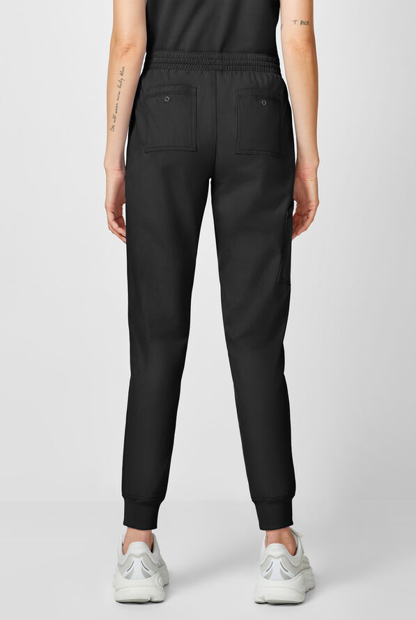 Dickies Forge Women's 6-Pockets Cargo Jogger Scrub Pants - Black - 2