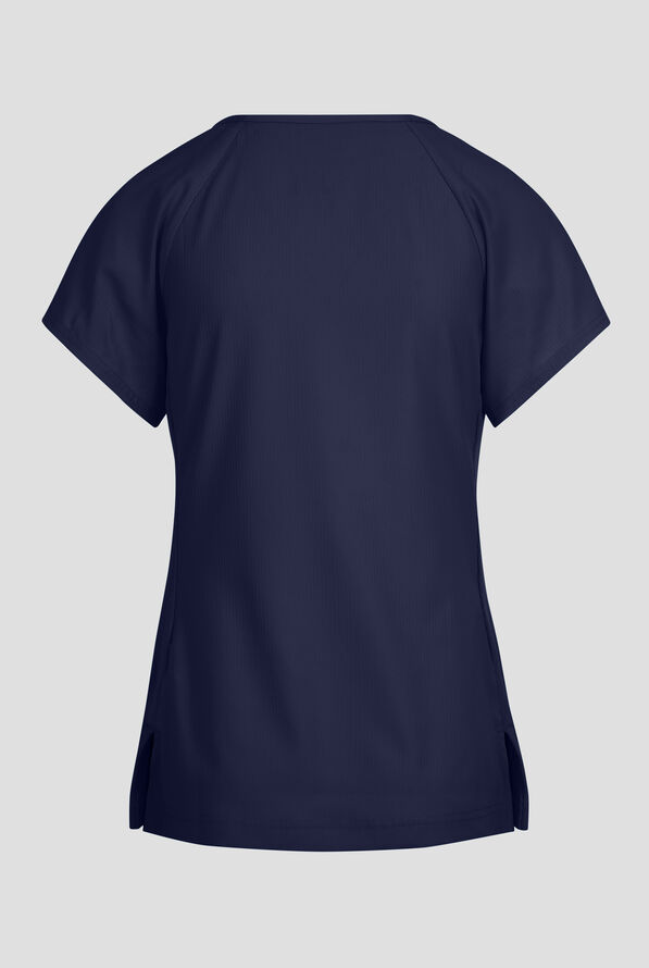 koi Lite&trade; Lilias Women's 2-Pocket Sweetheart Notch Neck Scrub Top - Navy - 5