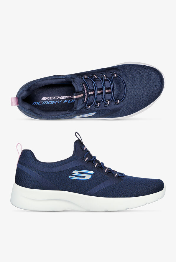 Skechers Sport Women's Dynamight 2.0 Soft Expressions Navy Athletic Slip On Shoes - null - 1