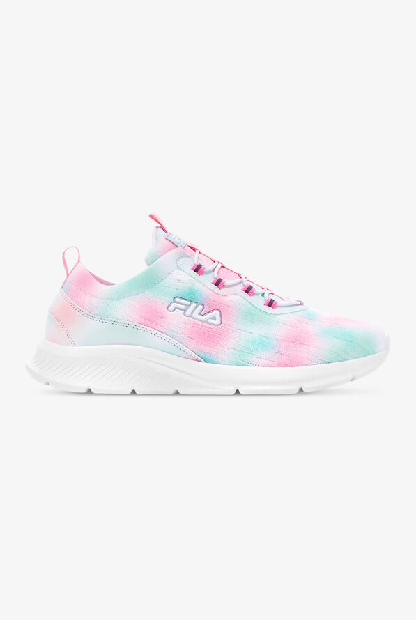Fila Women's Skyway 2.0 Tie Dye Cotton Candy/Fair Aqua Athletic Lace Up Nursing Shoes - null - 1