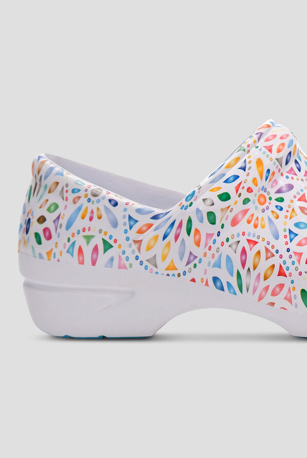 Anywear Women's Slip Resistant SR Angel Kaleidoscope Clogs - null - 4
