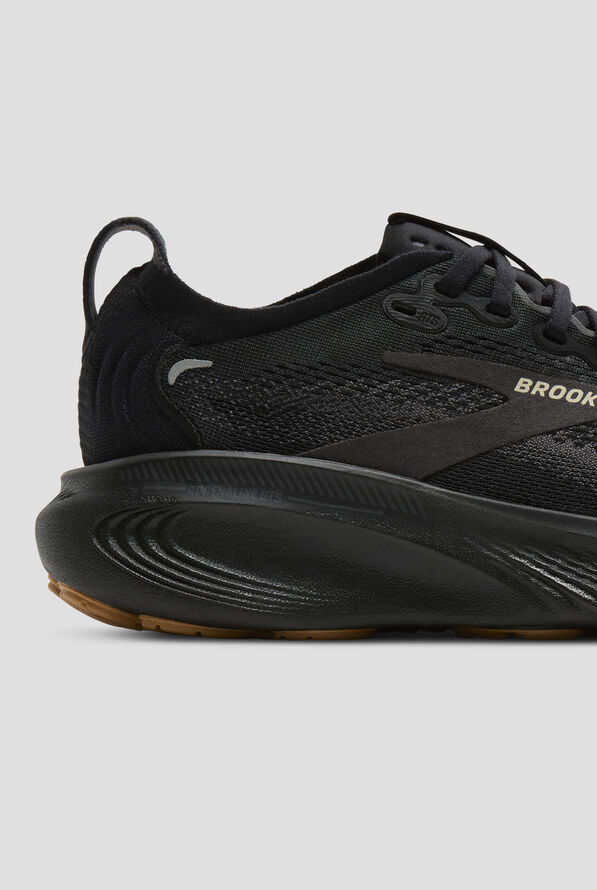 Brooks Women's Adrenaline GTS 25 Black/Biscuit Athletic Lace Up Shoes - null - 4