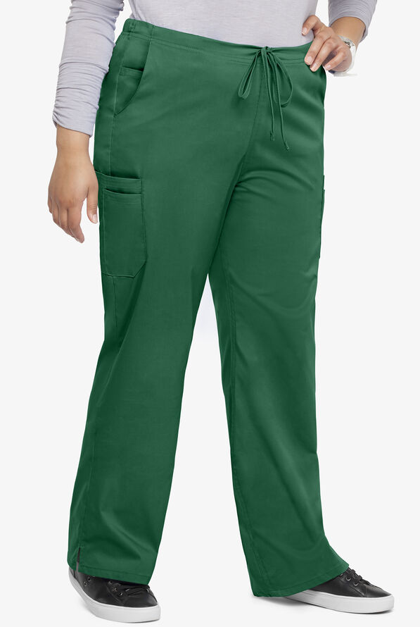 ButterSoft Stretch Scrubs PETITE Drawstring Pant Cargo Scrub Pants