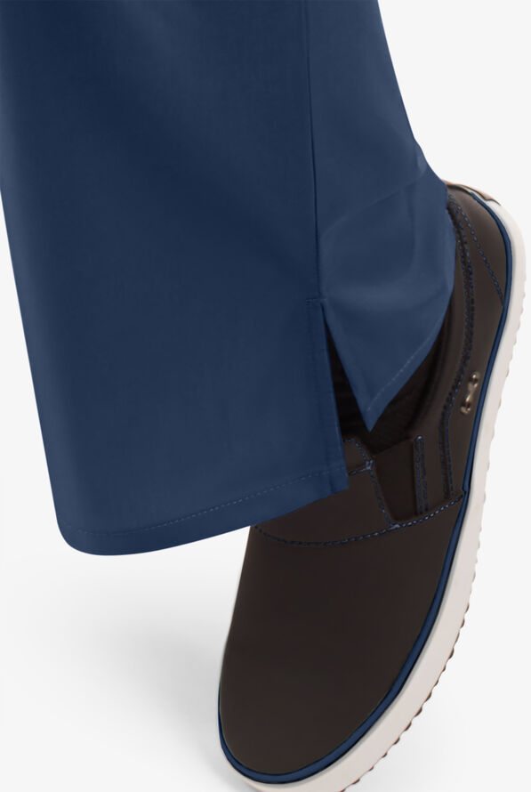 Cherokee Workwear Women's 3-Pocket Flare Leg Drawstring Scrub Pants - Tall - Navy - 5