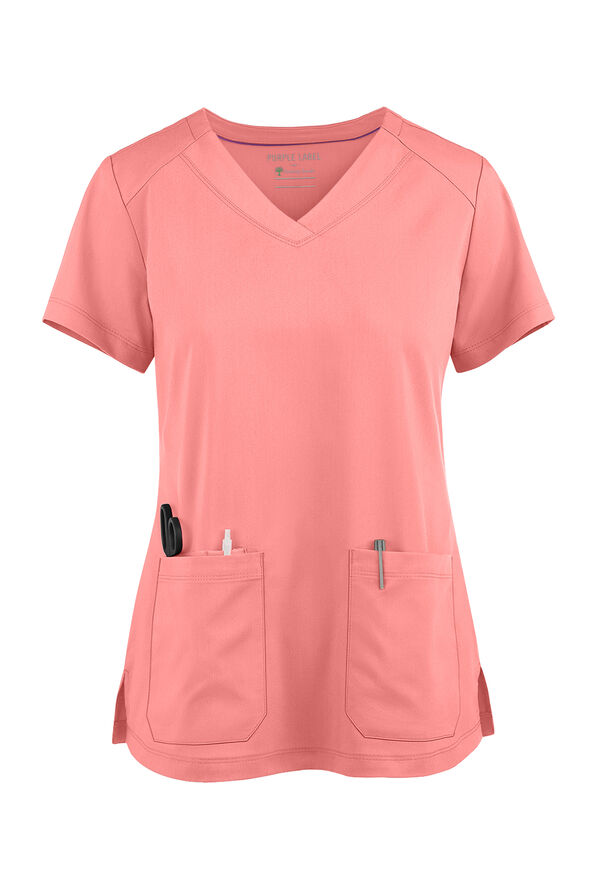 Blusa médica Healing Hands Scrubs Purple Label Jill, Uniformes Médicos Elastizados