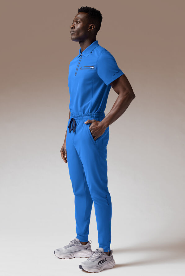 Pantalón médico Hypothesis Tactical estilo jogger con piernas delgadas y 9 bolsillos para hombre - Royal - 2
