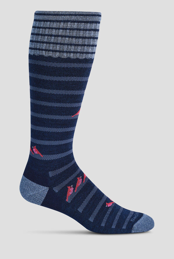 Sockwell Cardinals Navy Women's 15-20mmHg Moderate Compression Socks - Navy - 1