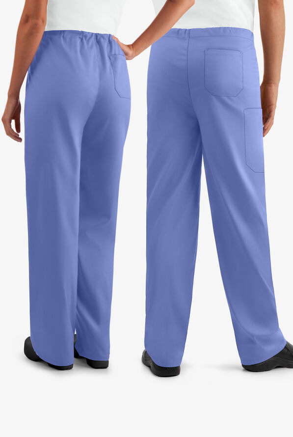 Strictly Scrubs STRETCH Unisex 3-Pocket Scrub Set - Ceil Blue - 4