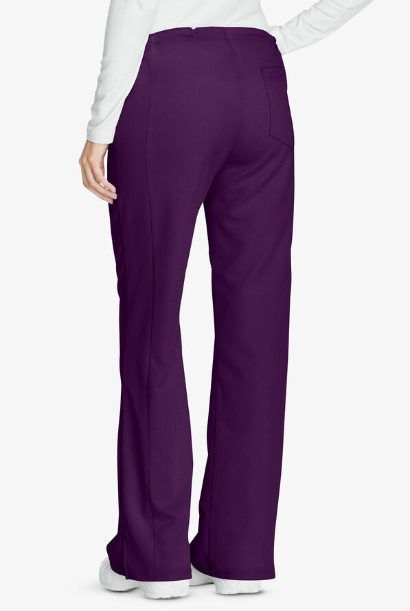 Dickies Xtreme STRETCH Women's 4-Pocket Drawstring Scrub Pants - Eggplant - 2