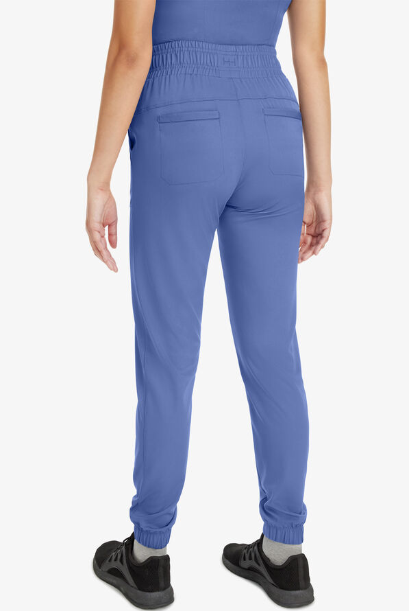 HH Works by Healing Hands Rene Women's 5-Pocket STRETCH Jogger Cargo Pants - Ceil Blue - 2
