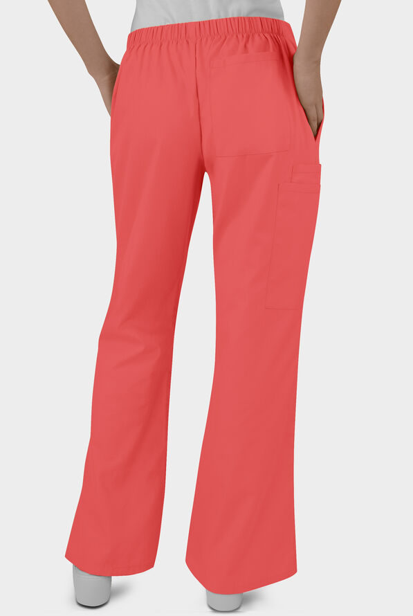 UA Best Buy Scrubs Women’s 5-Pocket Drawstring Pants - Tall - Melon - 2
