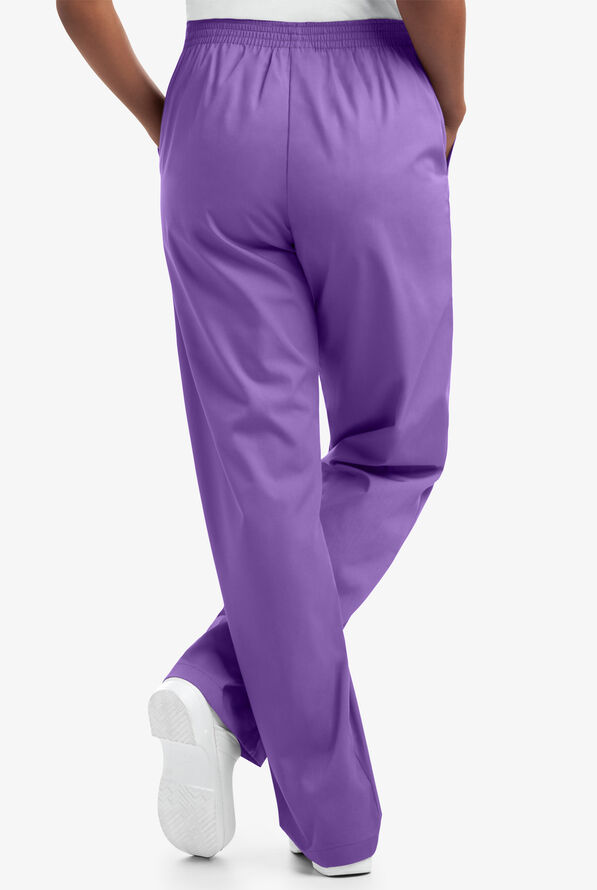 Pantal&oacute;n m&eacute;dico Butter-Soft Core by UA&trade; Petite con cintura el&aacute;stica y 2 bolsillos para mujer - Purple Glow - 2