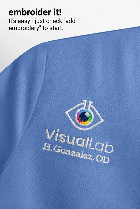 Camiseta m&eacute;dica Healing Hands Purple Label Melissa con mangas largas para mujer - Ceil Blue - 4