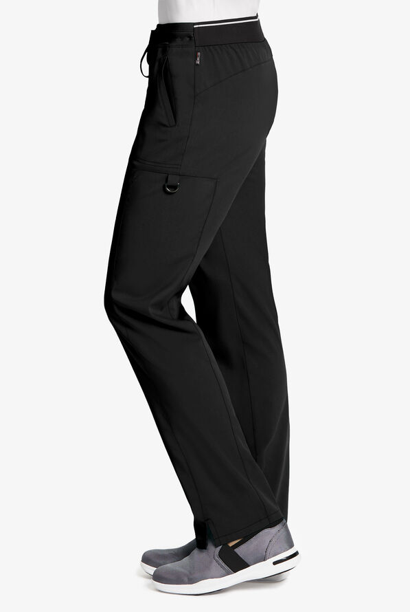 Grey's Anatomy by Barco Spandex STRETCH Kim Women's 3-Pocket Cargo Scrub Pants - Black - 3