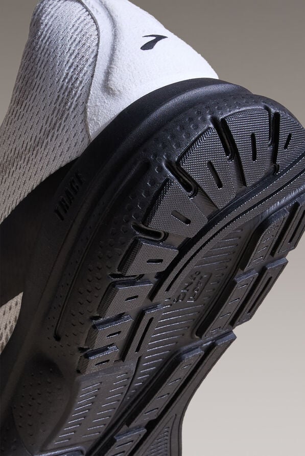 Zapatillas deportivas de enfermería Brooks Trace 4 Bright White/Oyster/Black con cordones para hombre - null - 7