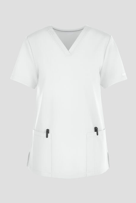 Cherokee Achieve Women's 2-Pocket STRETCH Knit V-Neck Scrub Top
