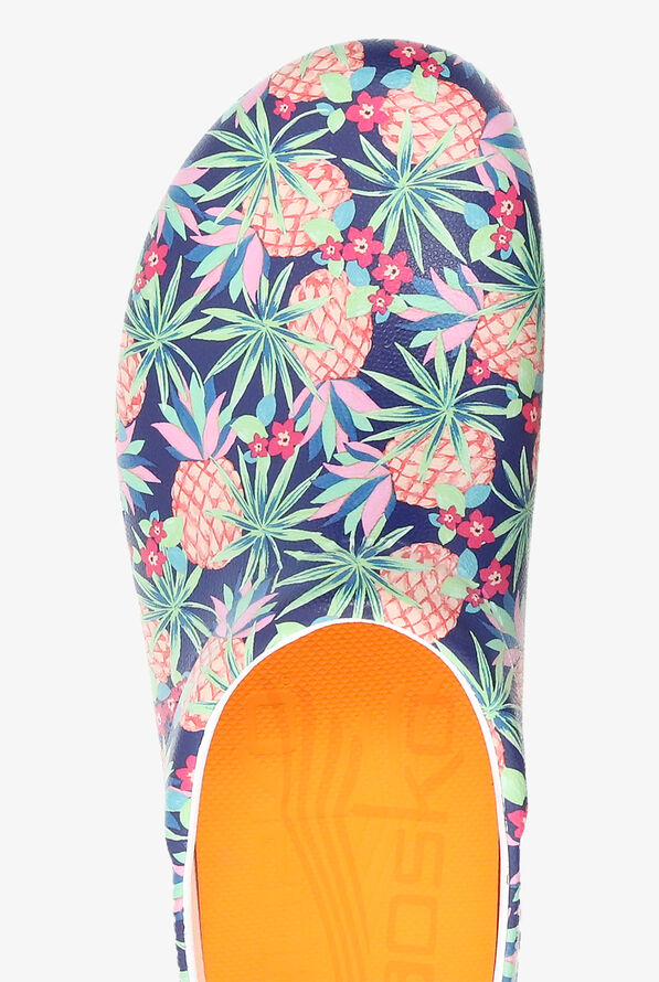 Dansko Women's Kane Pineapples Backless Nursing Clogs - null - 2