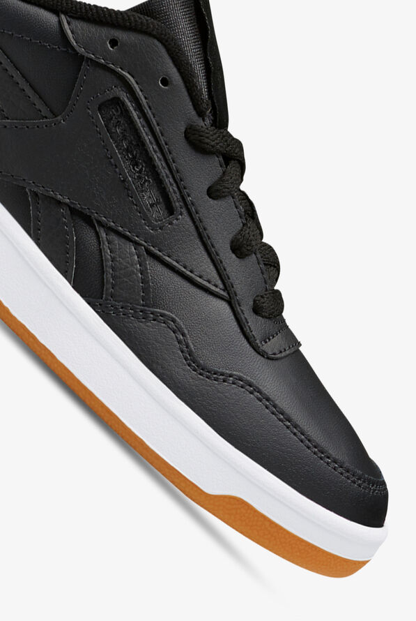 Reebok Women's Club Memt Athletic Lace Up Nursing Shoes - Black/Black/Gum - 3