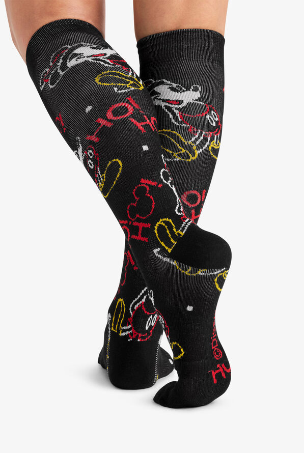Tooniforms Women's Colorful Christmas 10-15 mmHg Light Compression Socks - null - 2