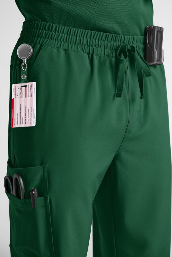 Easy STRETCH Men&rsquo;s 12-Pocket Scrub Pant - Hunter - 6