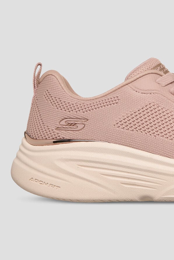 Skechers Bobs Arch Fit ELEV8 Blush Women's Bungee Knit Sneaker - null - 4