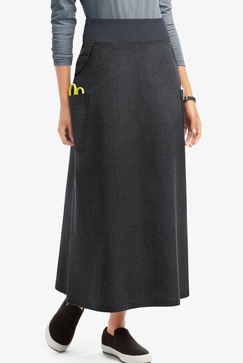 Butter-Soft STRETCH Women's 3-Pocket Ankle Length Scrub Skirt